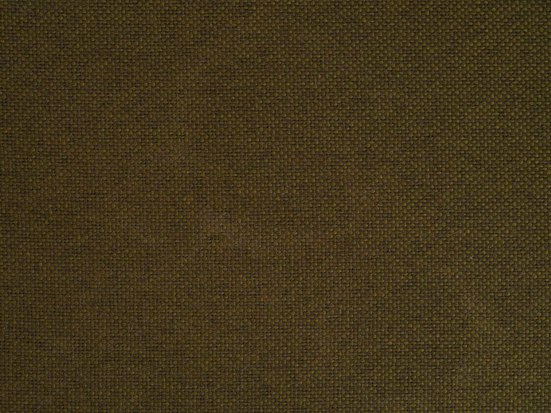 Khaki cotton drill fabric roll showing dense diagonal weave
